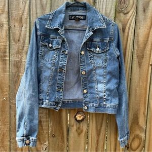 AC-3998 Vtg Jean Jacket